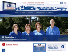 Tablet Screenshot of lasallegeneralhospital.com